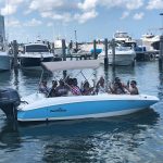 Boating on Biscayne Bay with Friends and Family