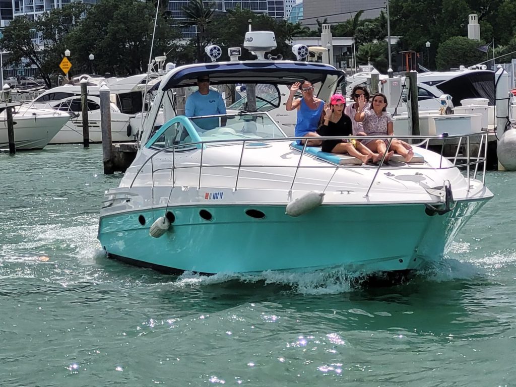 Boat Rental with Captain on - MISSTIK 37ft Miami Boat